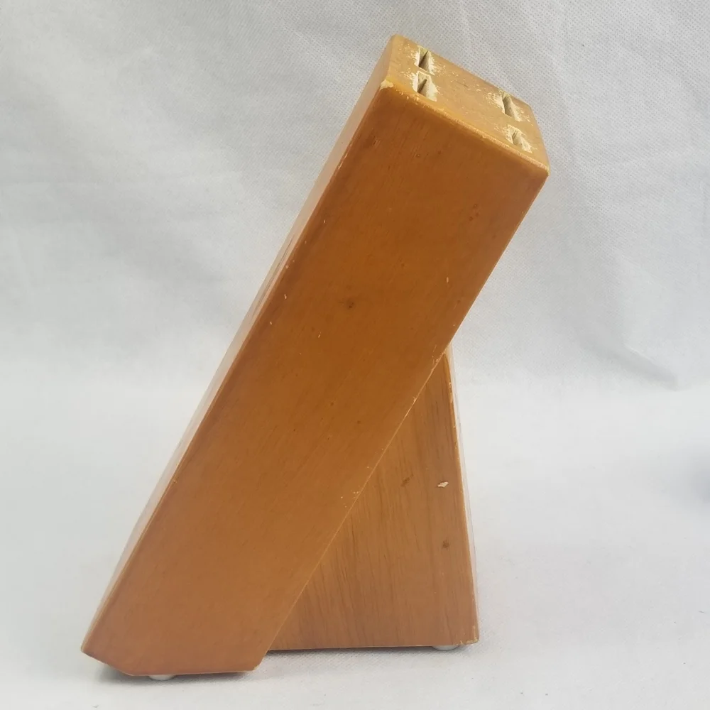 Wolfgang Puck 4 Slot‎ Wooden Knife block#wolfgangp